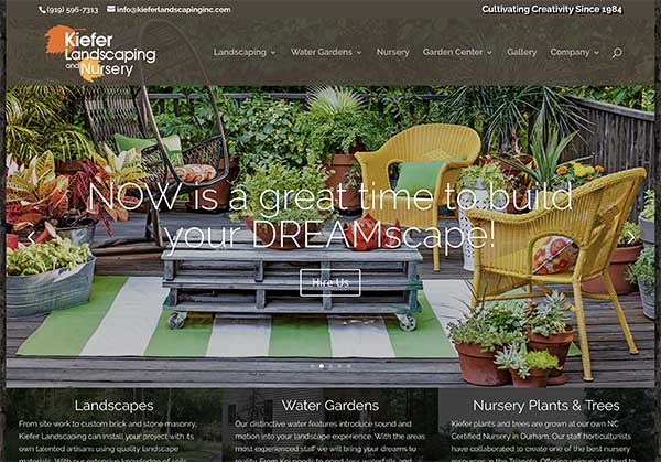 Landscaping Website Design