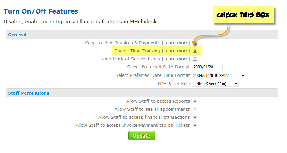 track time for your service and repair jobs mhelpdesk how to keep track of invoices and payments