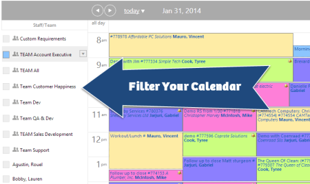 Calendar Filter