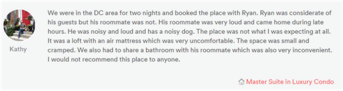 Airbnb review